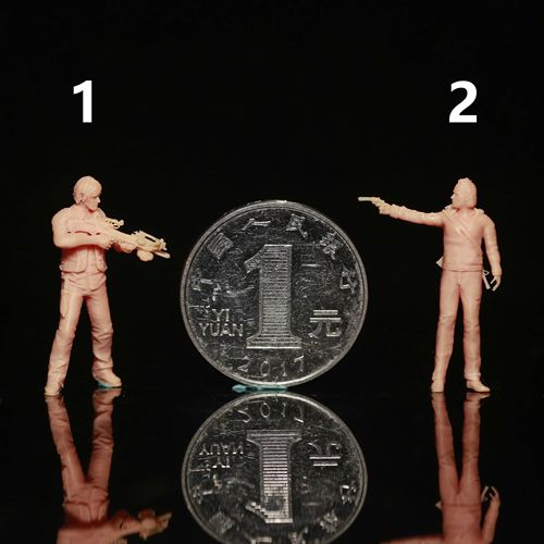 行尸走肉瑞克弩哥preiser模型