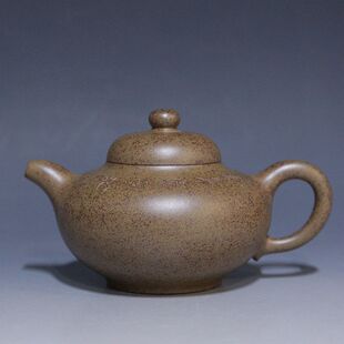 汲老推荐 国工刘红霞全手工原矿松华青段高温 320cc 华颖壶紫砂壶