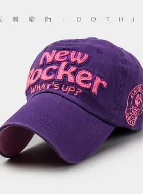 帽子女春夏季韩版潮棒球帽休闲百搭鸭舌帽遮阳太阳帽时尚棉出游