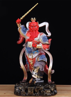 一品天承王灵官神像树脂护法神王火神菩萨王天君家用供奉佛像摆件