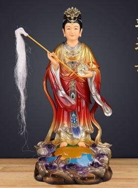 地母娘娘神像站后土娘娘大地之母地姥元君像树脂家用供奉旺宅摆件