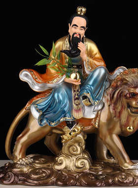 九头狮太乙救苦天尊神像树脂太乙真人像道家居家供奉保家佛像摆件