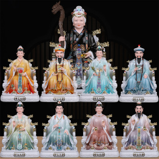 胡三黄三太爷太奶神像仿瓷东北四大家族黑老太堂口保家供奉摆件