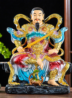 一品天承玄天上帝树脂佛像北极四圣真武大帝神像玄武家用供奉摆件