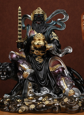 武财神爷赵公明神像公司办公室店铺供奉佛像摆件招财供奉五路财神