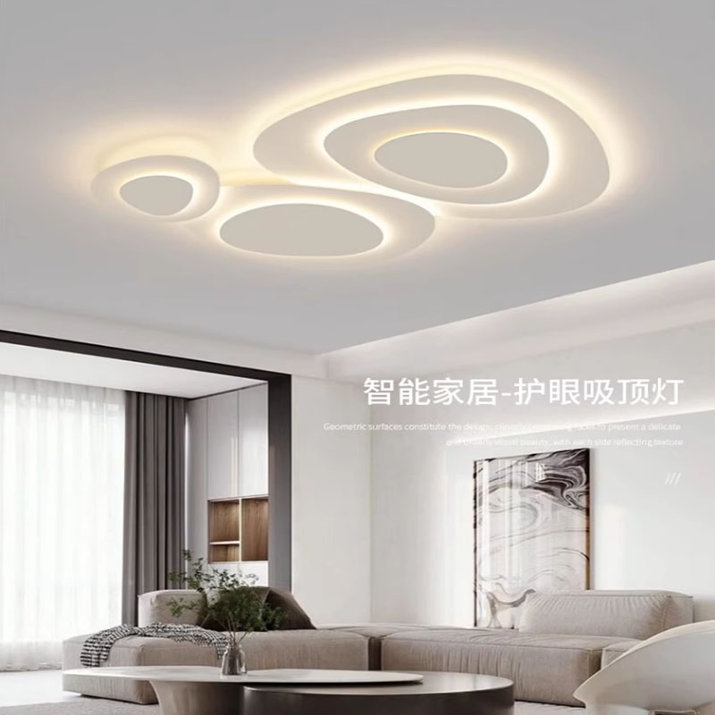 110V-220V全光谱护眼客厅灯北欧简约现代led吸顶灯卧室智能APP灯