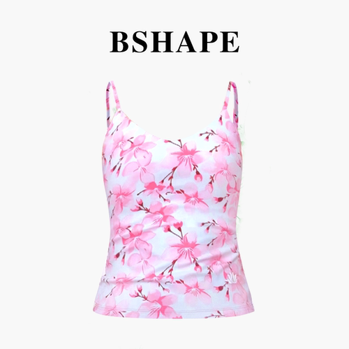 【BS】高定&5083瑜伽服背心跑步运动外穿印花性感女士背心5261