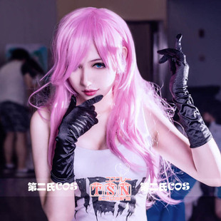 第二氏 一人之下 御姐 夏禾 特调混粉紫粉COS假发 N72