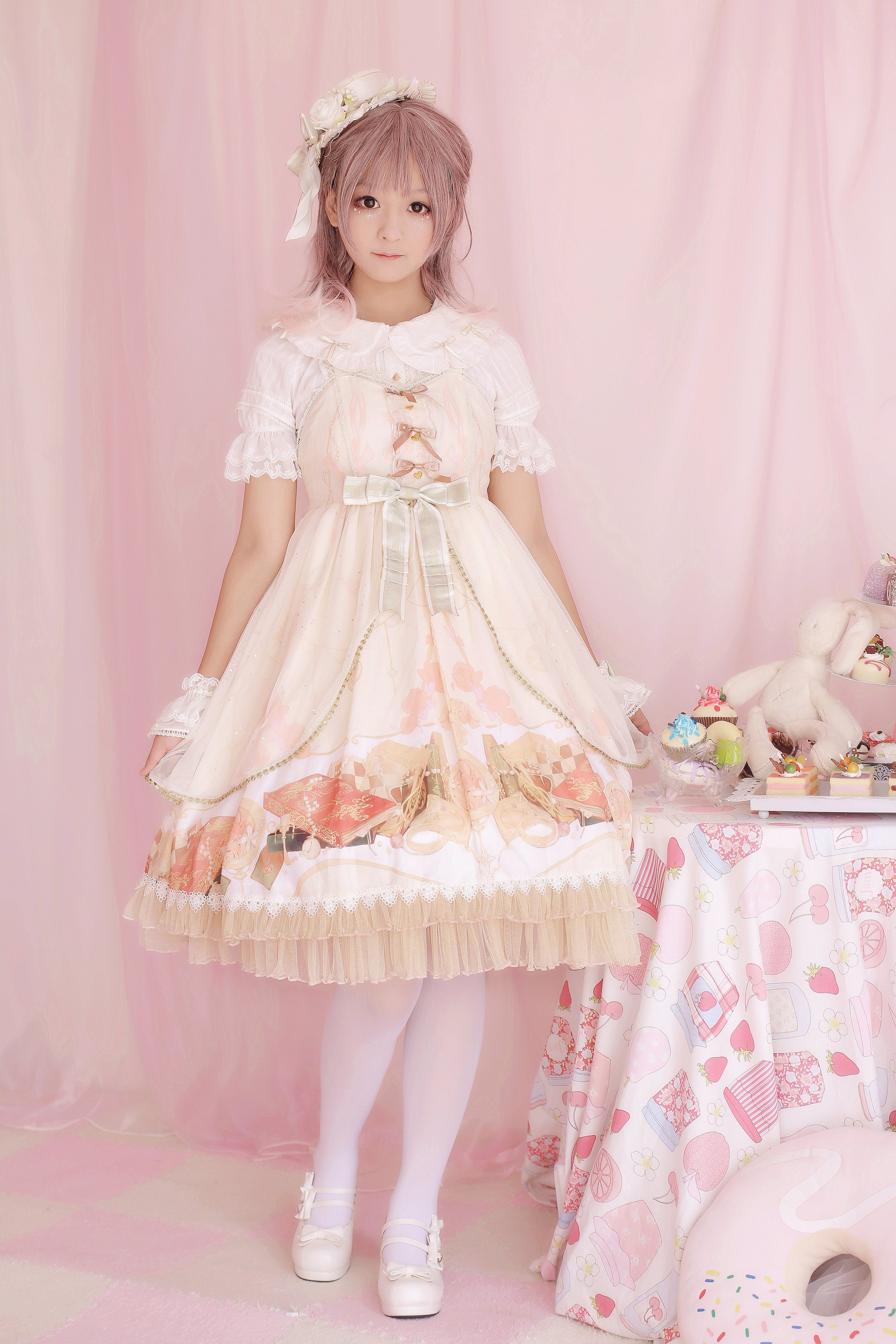 现货 夏日草莓巫女原创lolita裙 时钟棋遇记正版JSk吊带连衣裙,模玩/动漫/周边/娃圈三坑/桌游,lolita洛丽塔/软妹装/洋装,淘宝优惠券,粉丝福利购,淘宝优惠卷