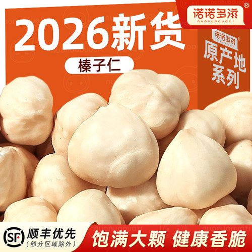 新货大颗榛子仁原味无添加坚果