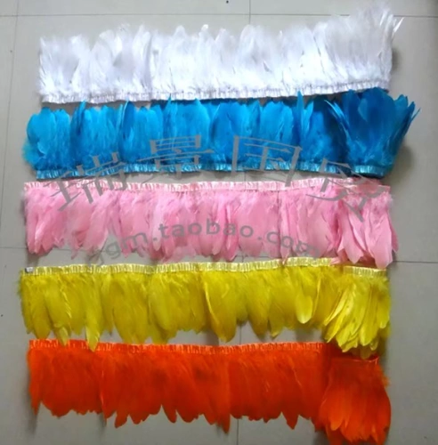 Толстый гусиный пера трепетание ткани ткани ткани