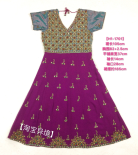 西藏旅游衣服女云南丽江民族女装拍照好看出游超仙沙漠古着连衣裙