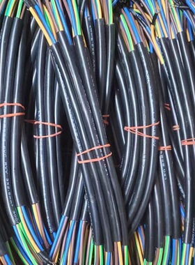 LED显示屏电源线 成品电源线 3芯护套线RVV3*2.5成品压头子电源线
