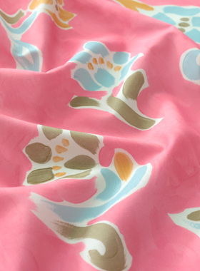 英国正品liberty面料100支lawn长纤棉舒适服装布手工布艺雷顿壁画