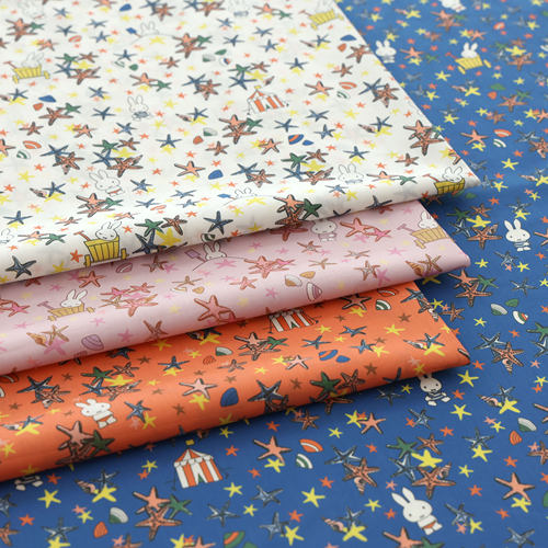 日本liberty进口100支Tana棉面料miffy米菲限定联名款手工DIY海滨