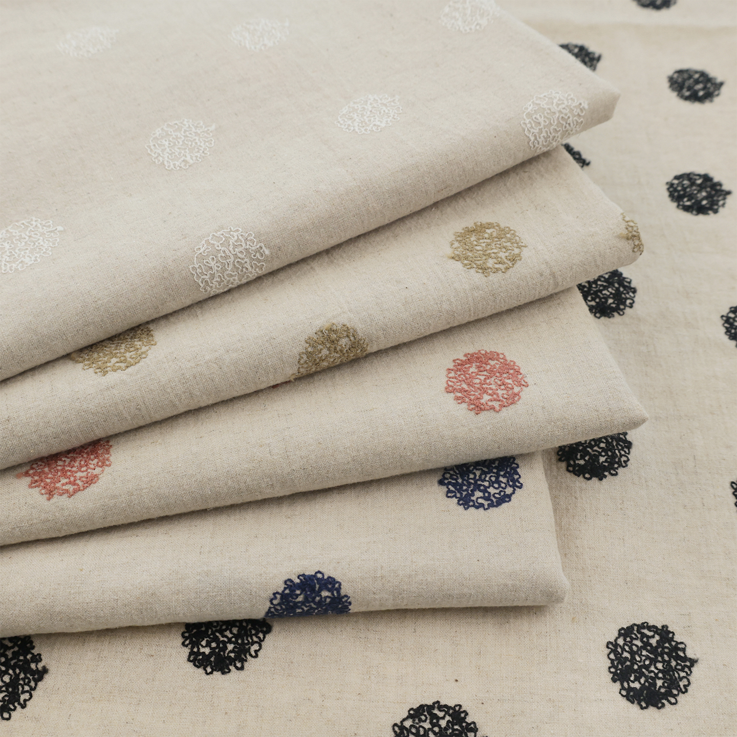 日本进口北高棉麻舒适上衣服装布