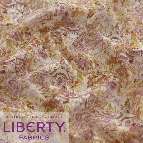 英国正品liberty100支Tana棉面料手工DIY连衣裙衬衫布料惊蛰序曲