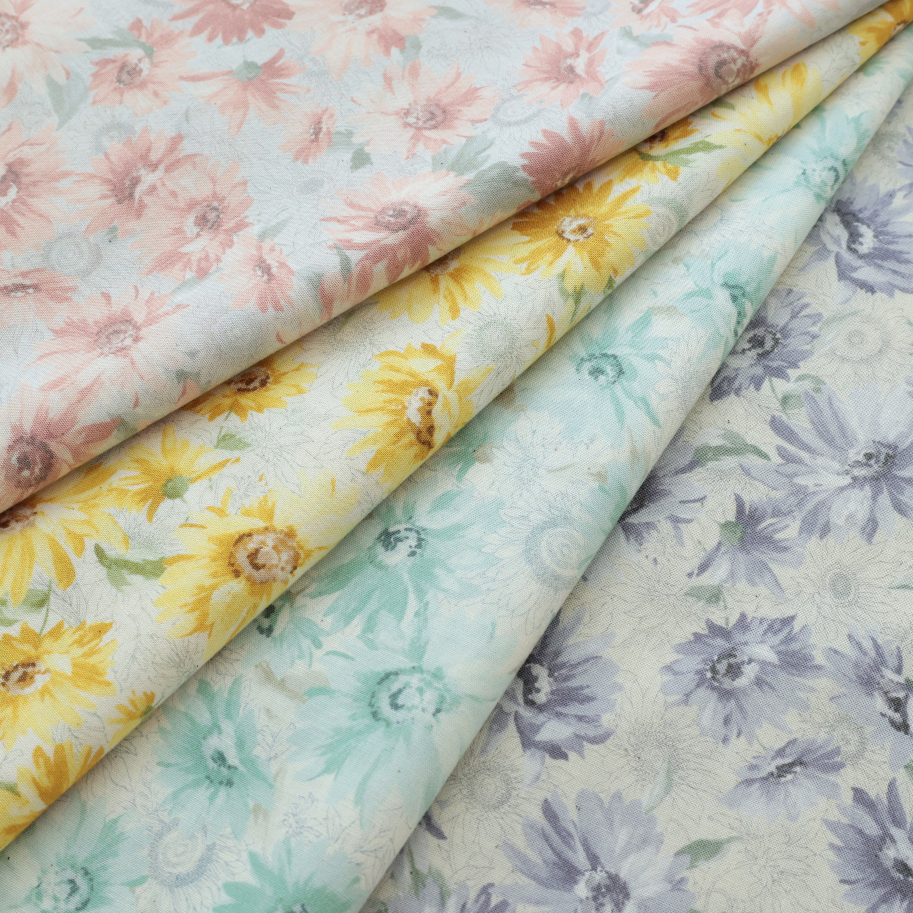 日本进口纯棉连衣裙布清新文艺