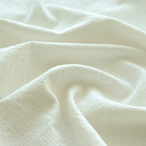 韩国进口10支水洗纯棉面料简约布