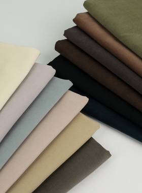 日本进口21W细条灯芯绒纯色百搭舒适连衣裙百搭秋冬暖手工DIY服装