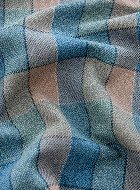 日本进口色织斜纹纯棉面料手工DIY简约包袋外套服装布料原野格调