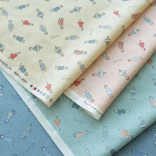 日本进口名师布若山雅子20支纯棉面料cosmo手工diy服装 布艺olivia