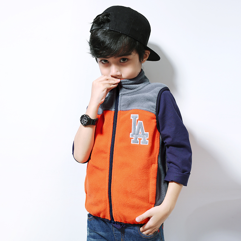 Gilet garcon WISEFIN en flanelle - Ref 2067650 Image 3