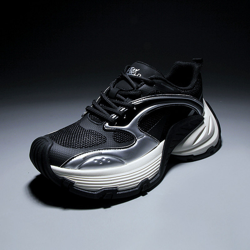 男鞋厚底增高老爹鞋2026春季新款网面透气潮流百搭户外休闲运动鞋,流行男鞋,老爹鞋,淘宝优惠券,粉丝福利购,淘宝优惠卷