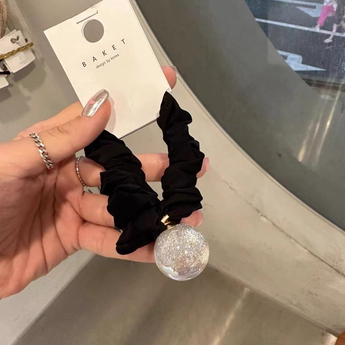 韩国东大门爆款细闪镭射极光闪闪球球小肠圈百搭时尚发圈发绳皮筋,饰品/流行首饰/时尚饰品新,发饰,淘宝优惠券,粉丝福利购,淘宝优惠卷