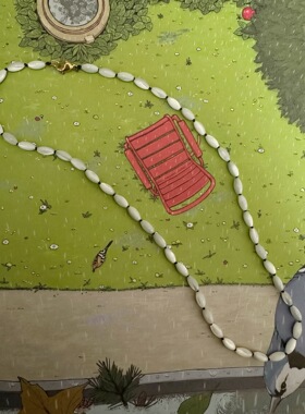 小众设计天然牛津贝串珠长款项链女高级感毛衣链ins风清新百搭配