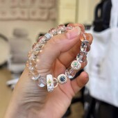 新款 爆款 白水晶清新手串轻奢感高颜值日常百搭手链送闺蜜礼物