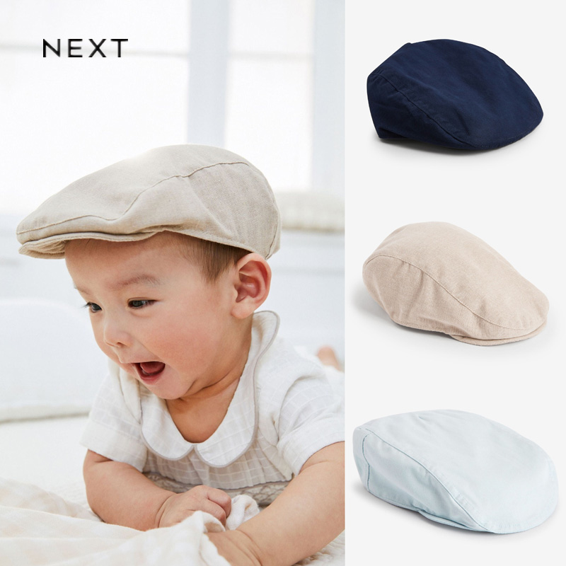 NEXT男宝宝春夏款纯棉鸭舌帽草帽