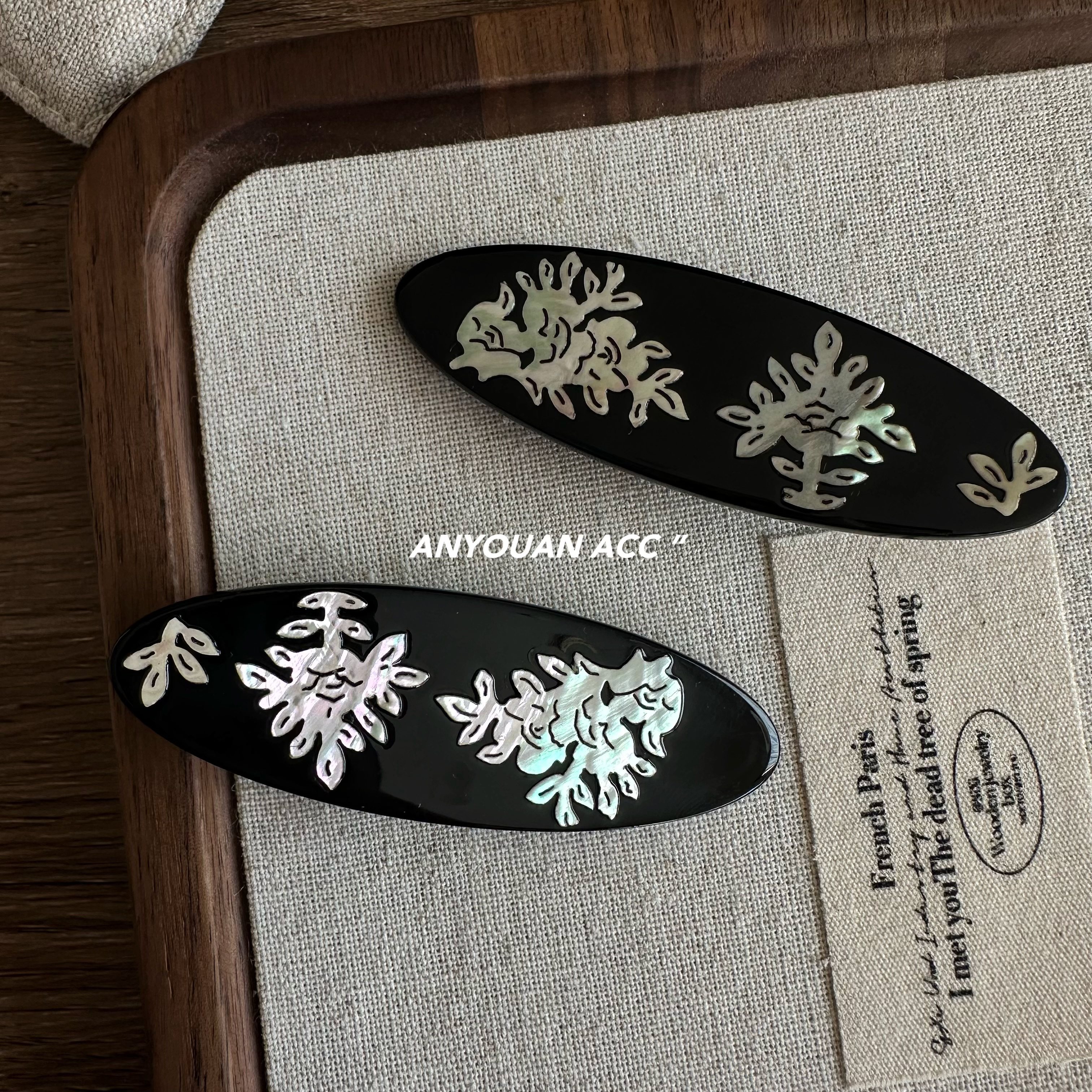 浮雕贝壳复古高级感国风新中式小众炫光手工发夹边夹刘海夹发饰,饰品/流行首饰/时尚饰品新,发饰,淘宝优惠券,粉丝福利购,淘宝优惠卷