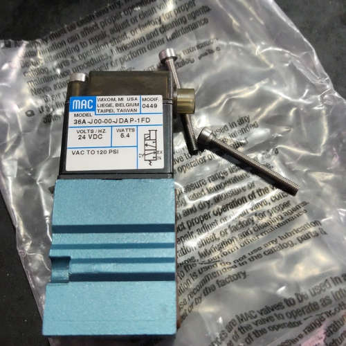 MAC电磁阀36A-J00-00-JDAP-1FD全新180议价。