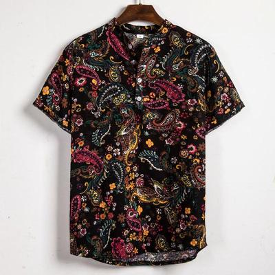Hawaiian Shirt Summer Blouse Shirt Men