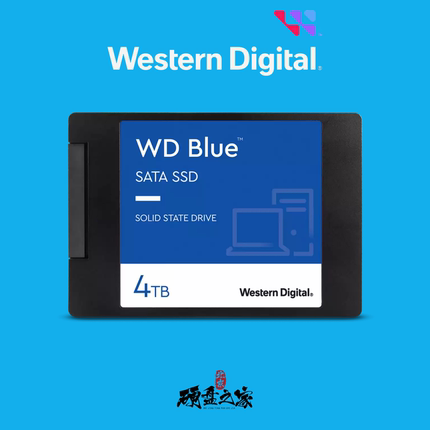 国行WD西数蓝盘SATA3接口 SSD固态硬盘 500G 1T 2T 4TB