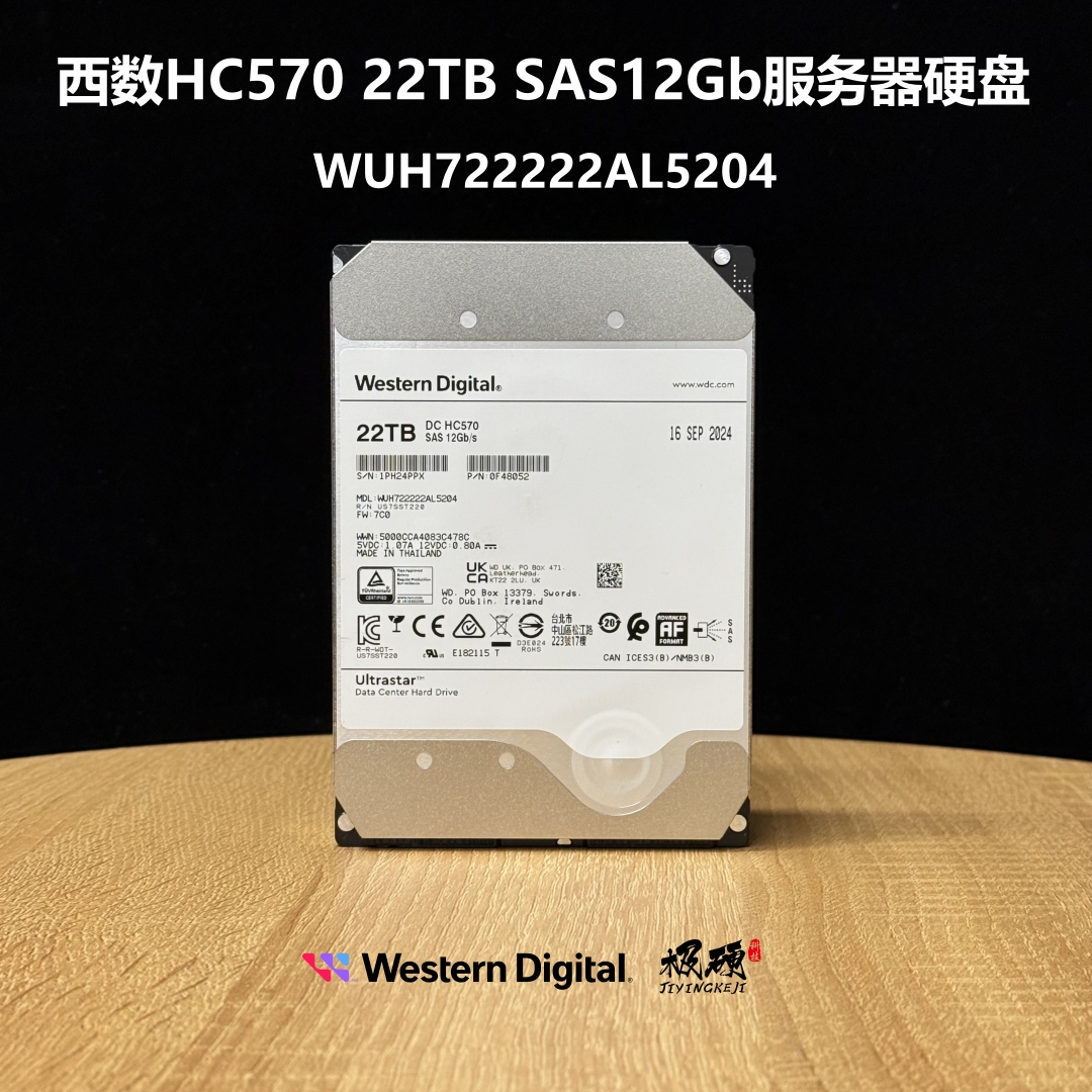 西数HC57022TSAS12Gb/s硬盘