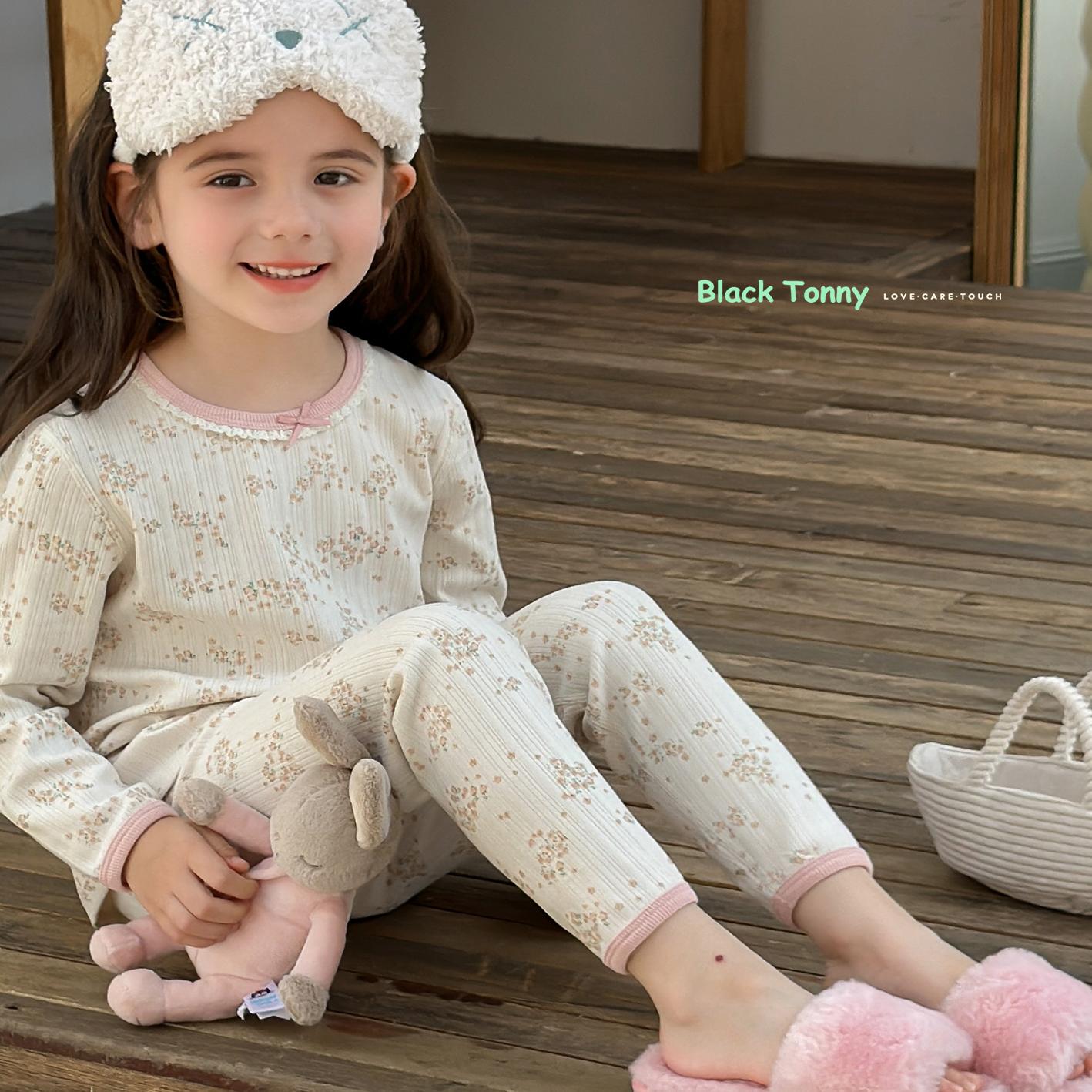 保暖内衣小黑托昵秋衣裤2024新品