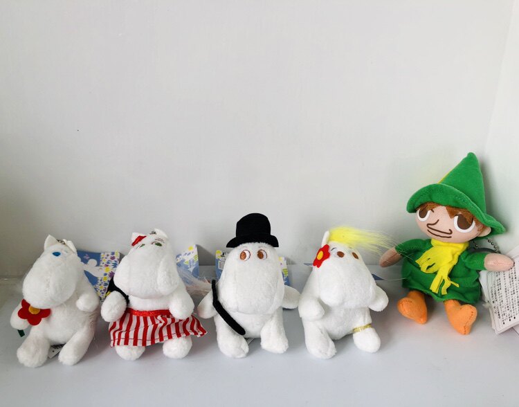 可爱的姆明一族moomin卡通毛绒小玩偶公仔挂件包挂玩具礼物礼帽