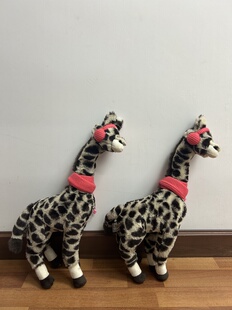 外贸出口英国Harrods仿真动物长颈鹿毛绒玩具玩偶公仔生日礼物