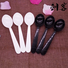 高档一次性加厚独立包装塑料勺子1