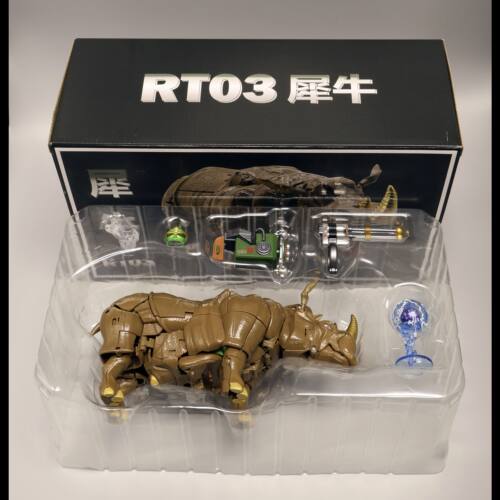 rt03犀牛勇士MP59超能勇士巨无霸原始兽男孩玩具礼物