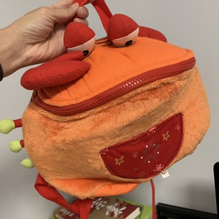 出口毛绒玩偶双肩包力力布丁螃蟹包小猴双肩包可爱童趣
