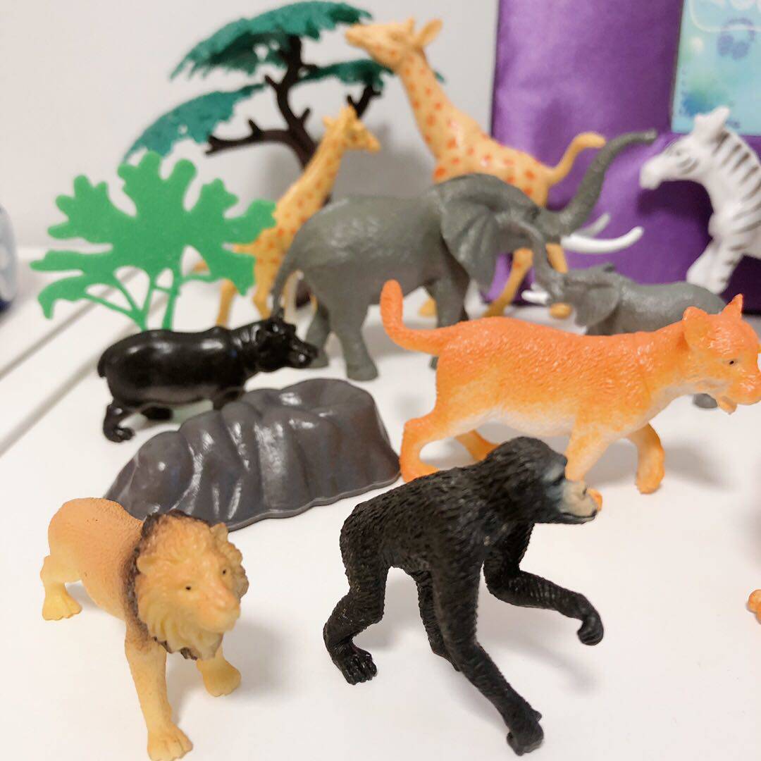 狮子老虎长颈鹿蜘蛛蝎子昆虫场景玩具玩偶模型推荐娃们看动物兄弟