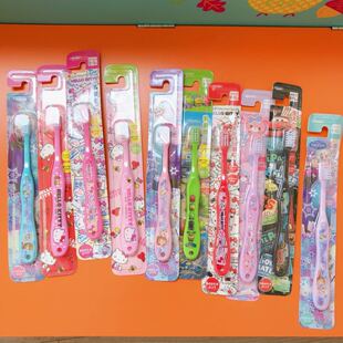 出日本儿童宝宝牙刷日本小学生牙刷冰雪奇缘凯蒂猫