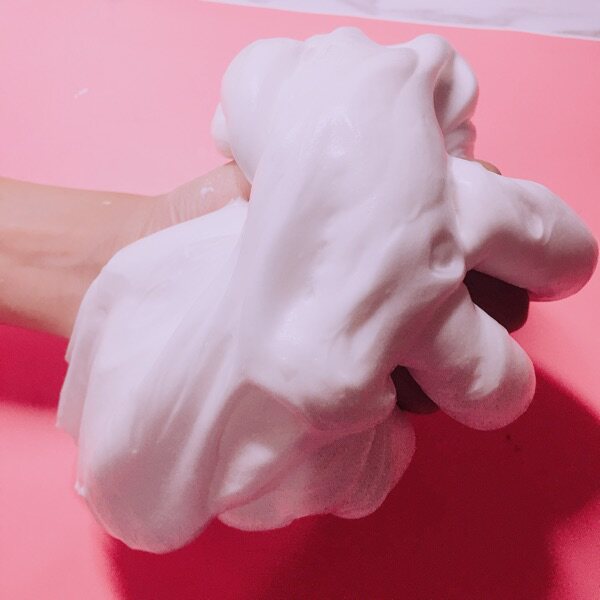 剃须泡沫史莱姆戳戳泥水晶泥冰山泥棉花泥无毒雪花泥彩泥ins成品