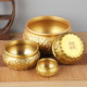 黄铜八福聚宝盆实心铜盆客厅摆件复古八福店铺开业装 饰存钱罐礼品