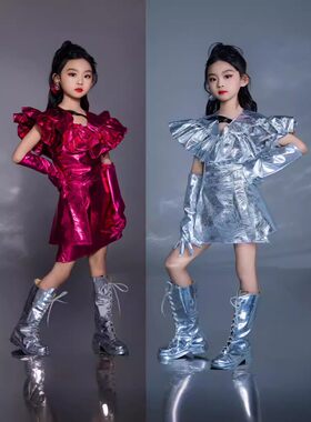 女童模特潮服儿童T台走秀短裙