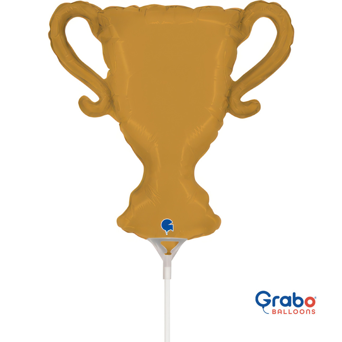 【GRABO】14寸冠军奖杯造型铝膜气球花束金色庆典装饰毕业典礼图片