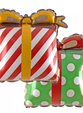 【 NonniQ】圣诞礼物铝箔铝膜气球红色绿色圣诞节装饰布置拍照INS